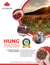 Load image into Gallery viewer, Hung Farm Washed - Single Origin Arabica Coffee Beans From Vietnam